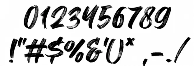 Abrashe Font OTHER CHARS