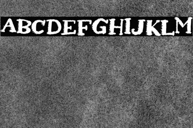 Abrasion Font examples