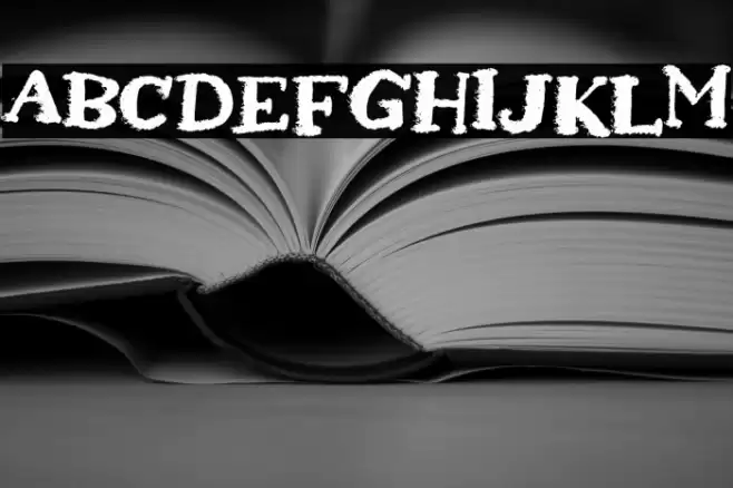 Abrasion Font examples