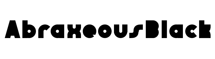 AbraxeousBlack Font