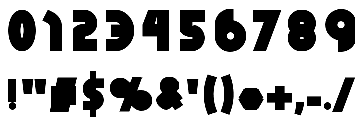 AbraxeousBlack Font OTHER CHARS