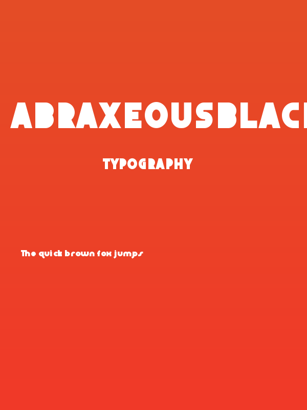 AbraxeousBlack Poster