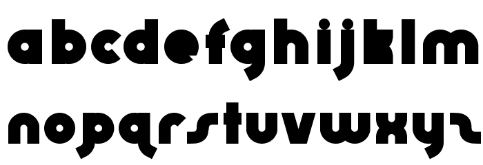 AbraxeousBlack Font LOWERCASE