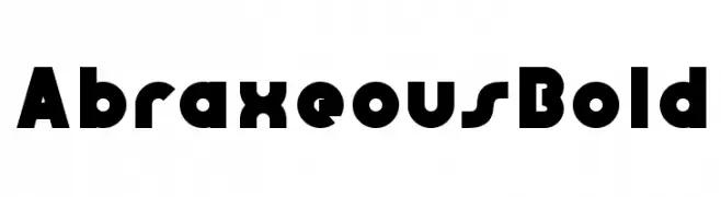 AbraxeousBold  Free Fonts Download