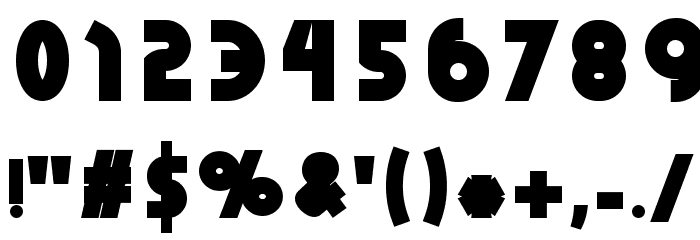 AbraxeousBold Font OTHER CHARS