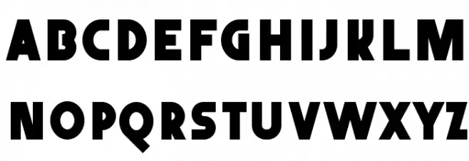 AbraxeousBold Schriftart Groß