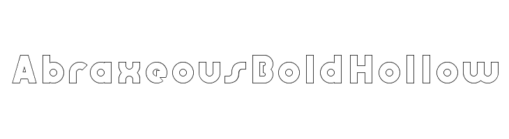 AbraxeousBoldHollow  لخطوط تنزيل