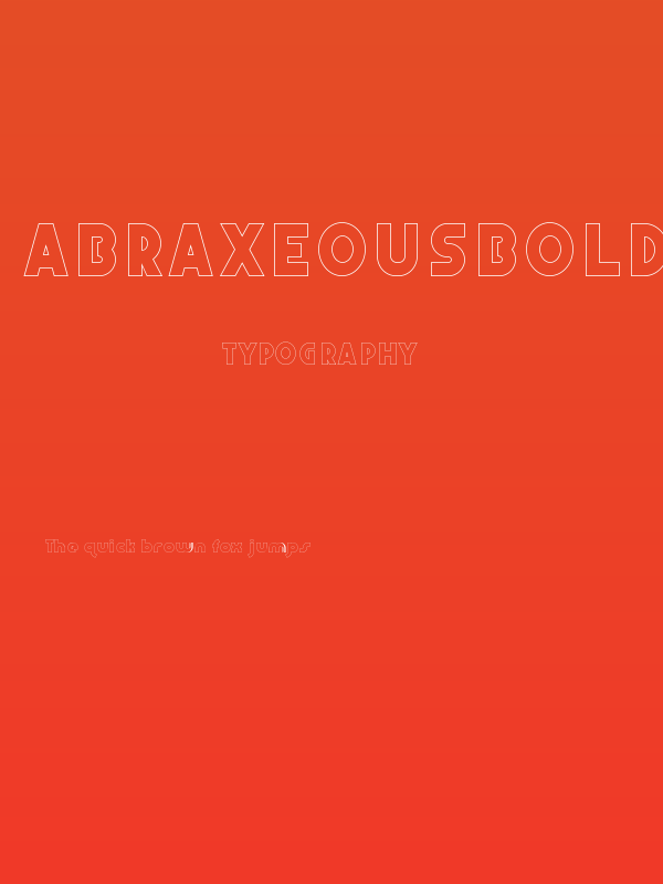 AbraxeousBoldHollow Poster