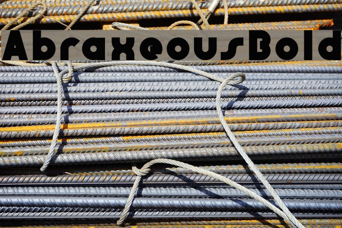 AbraxeousBold Font examples