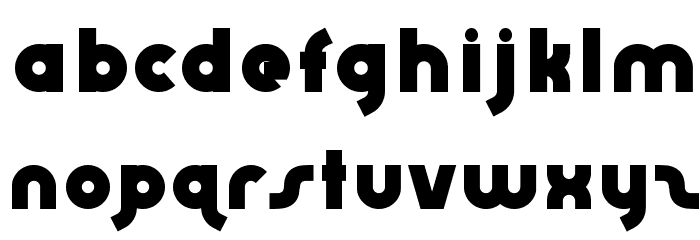 AbraxeousBold Font LOWERCASE