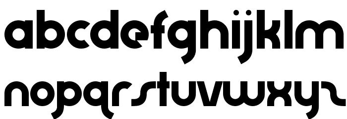 AbraxeousExtraThin Font LOWERCASE