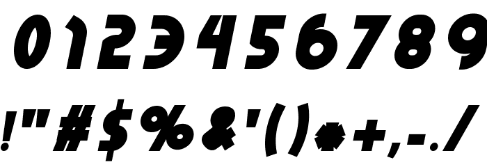 AbraxeousItalic Font OTHER CHARS