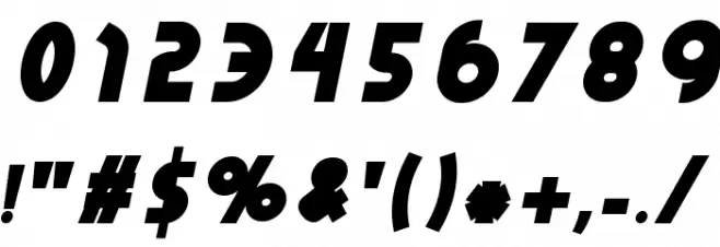 AbraxeousItalic Font OTHER CHARS