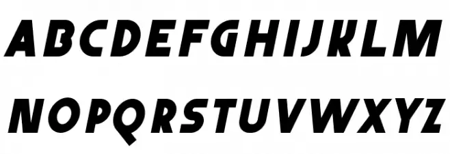 AbraxeousItalic Schriftart Groß