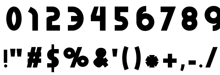 AbraxeousThin Font OTHER CHARS