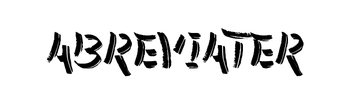 Abreviater Font