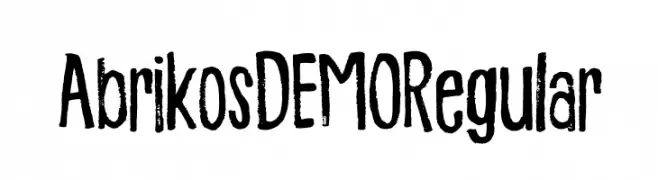 Abrikos DEMO Regular  Frei Schriftart Herunterladen
