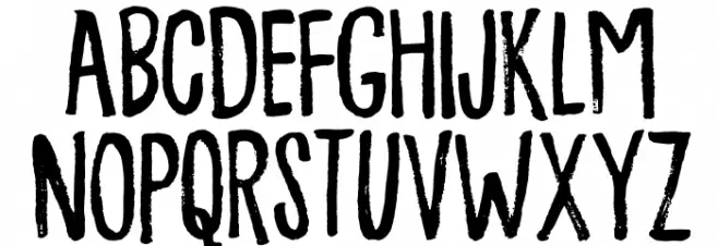 Abrikos DEMO Regular Шрифта ВЕРХНИЙ