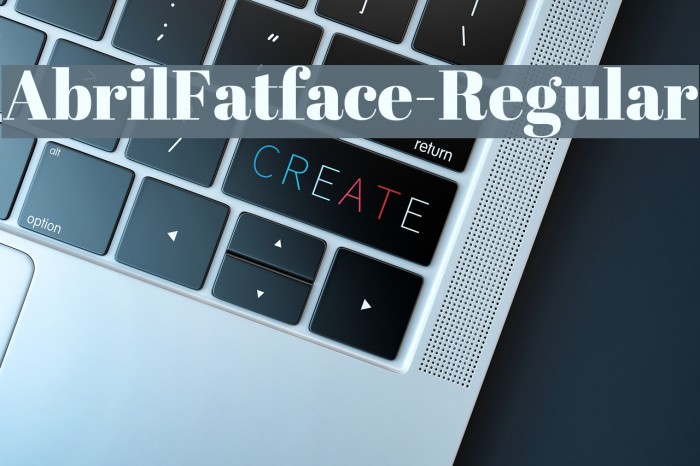 AbrilFatface-Regular Font examples