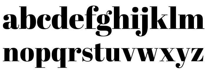 AbrilFatface-Regular Font LOWERCASE
