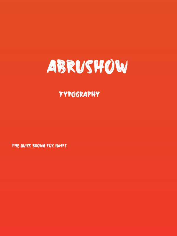 Abrushow Poster