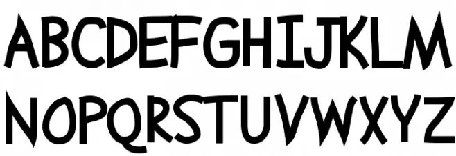 Abscissa Bold フォント 大文字