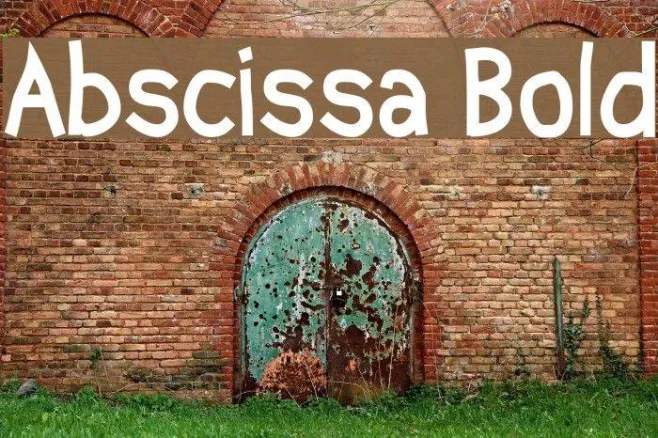 Abscissa Bold Example 1