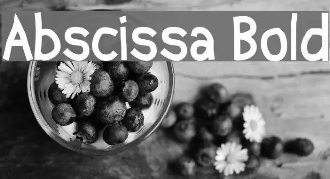 Abscissa Bold Example 2