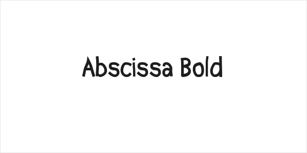 Abscissa Bold Logo