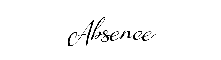 Absence  नि: शुल्क फ़ॉन्ट्स डाउनलोड