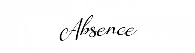 Absence  لخطوط تنزيل