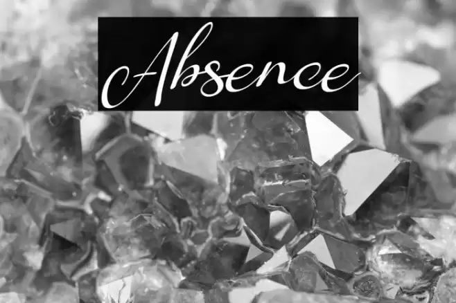 Absence Font examples
