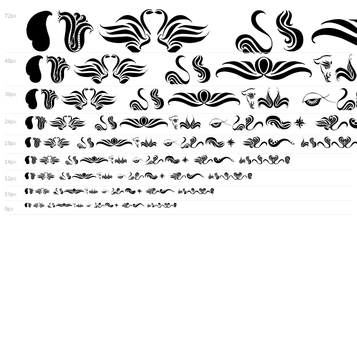 Absinth Flourishes I Waterfall