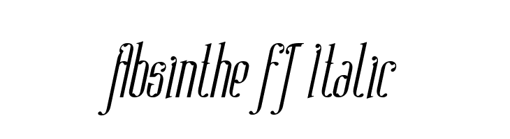 Absinthe FT Italic  フリーフォントのダウンロード
