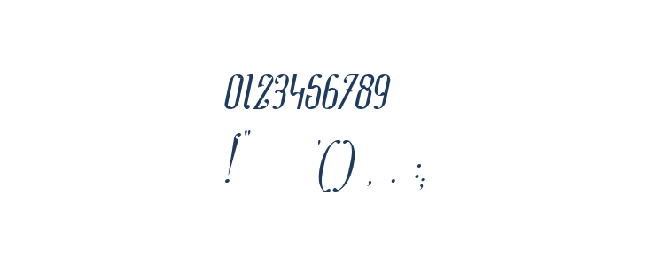 Absinthe FT Italic Other Characters