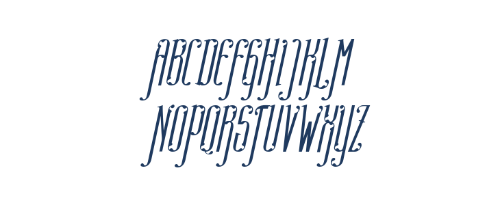 Absinthe FT Italic Uppercase