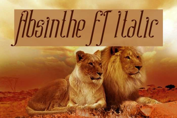 Absinthe FT Italic Example 2