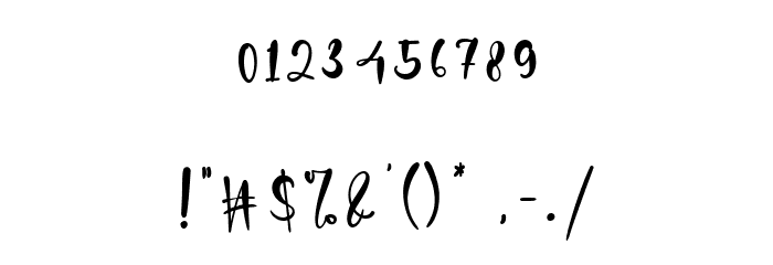 Absollute Font OTHER CHARS