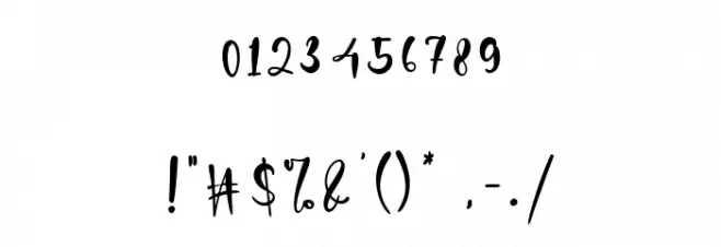 Absollute Font OTHER CHARS