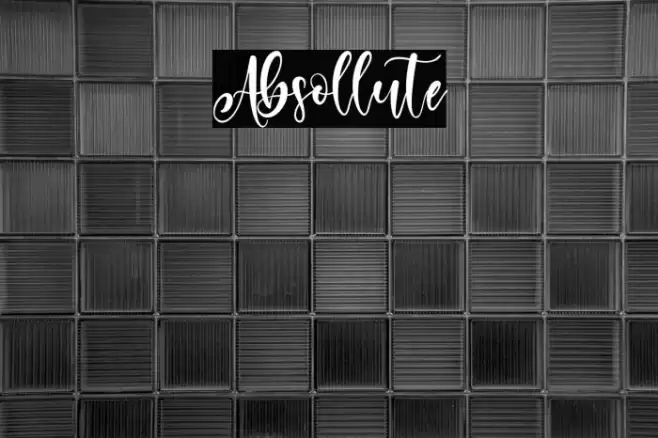Absollute Font examples
