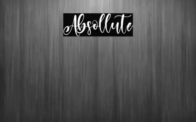 Absollute Font examples