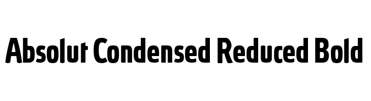 Absolut Condensed Reduced Bold  baixar fontes gratis