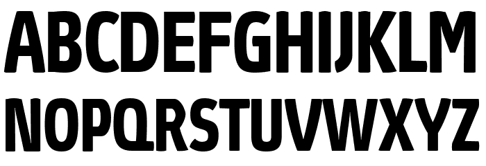 Absolut Condensed Reduced Bold Font OTHER CHARS