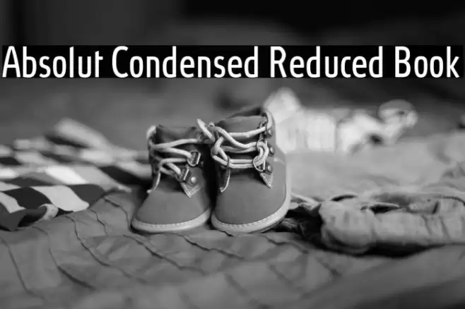 Absolut Condensed Reduced Book Шрифта examples