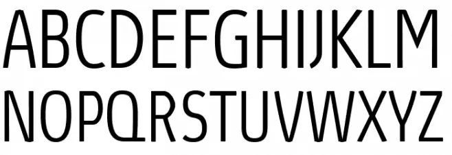 Absolut Condensed Reduced Light Fonte OUTROS PERSONAGENS