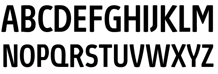 Absolut Condensed Reduced Medium Font OTHER CHARS