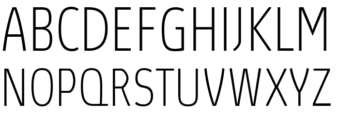 Absolut Condensed Reduced Thin Font OTHER CHARS