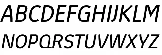 Absolut Pro Book Italic reduced フォント 大文字