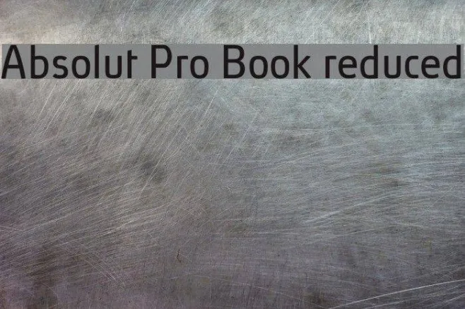 Absolut Pro Book reduced Example 1
