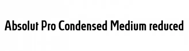 Absolut Pro Condensed Medium reduced  baixar fontes gratis